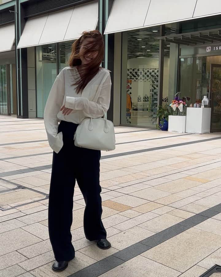 鹿沼憂妃のインスタグラム：「風強私服さん🌪️ なんかすごくお姉さんぽくなってしまた（語彙力） . #shika_code #高身長コーデ #高身長女子 #170cm」