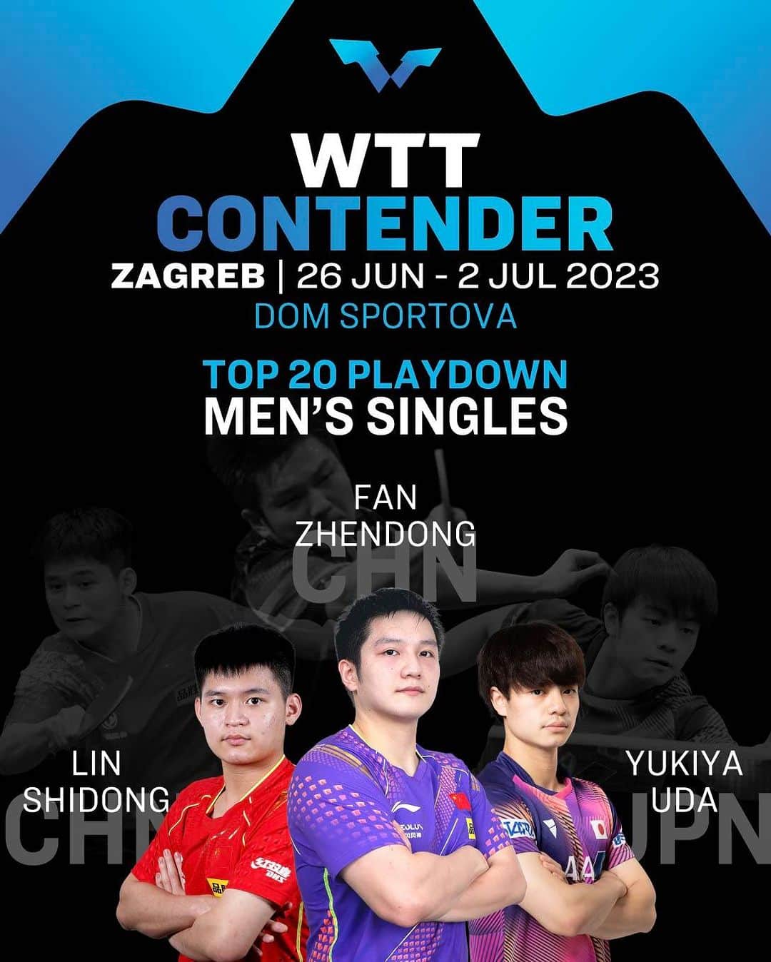 ITTF Worldさんのインスタグラム写真 - (ITTF WorldInstagram)「Some big names will be competing at the upcoming #WTTContender Zagreb, including Fan Zhendong and Qian Tianyi 🤩  Save the dates for #WTTZagreb NOW: 26 June - 2 July 🗓  #pingpong #tabletennis」6月8日 17時00分 - wtt