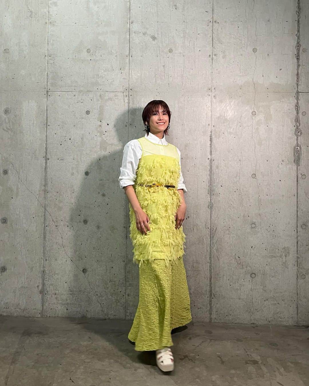 IMALUのインスタグラム：「東京ビックサイトにて開催中FOOMA JAPAN 2023に1日参加させていただきました〜😊  👗 @kogisonofuku  💄 @hairmakeup_mayu」