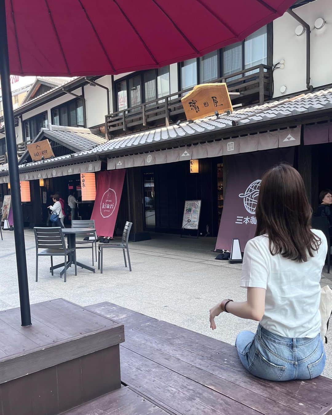 中野妃菜のインスタグラム：「たくさん箱根の自然に触れた日🍃 箱根シリーズ📷待ってて〜❤︎  そして　@korea.skin__nsaasbibi でムルトックスをしてきたよ♡ 乾燥肌なのと透明感を求めに〜‼︎ 水分量増してぷるんっとしました♡」