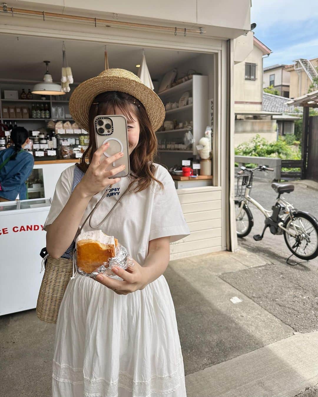 ちょびさんのインスタグラム写真 - (ちょびInstagram)「鎌倉旅で絶対食べたかった @daily_by_longtrackfoods のアイスサンド🍓🤍」6月8日 17時55分 - kaoriririn15