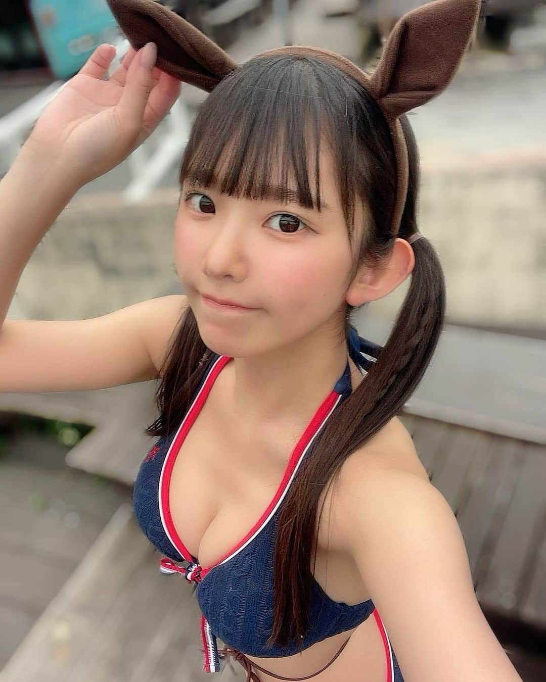 長澤茉里奈のインスタグラム：「今年も水着ウマ娘のシーズン(?!)  #ウマ娘」
