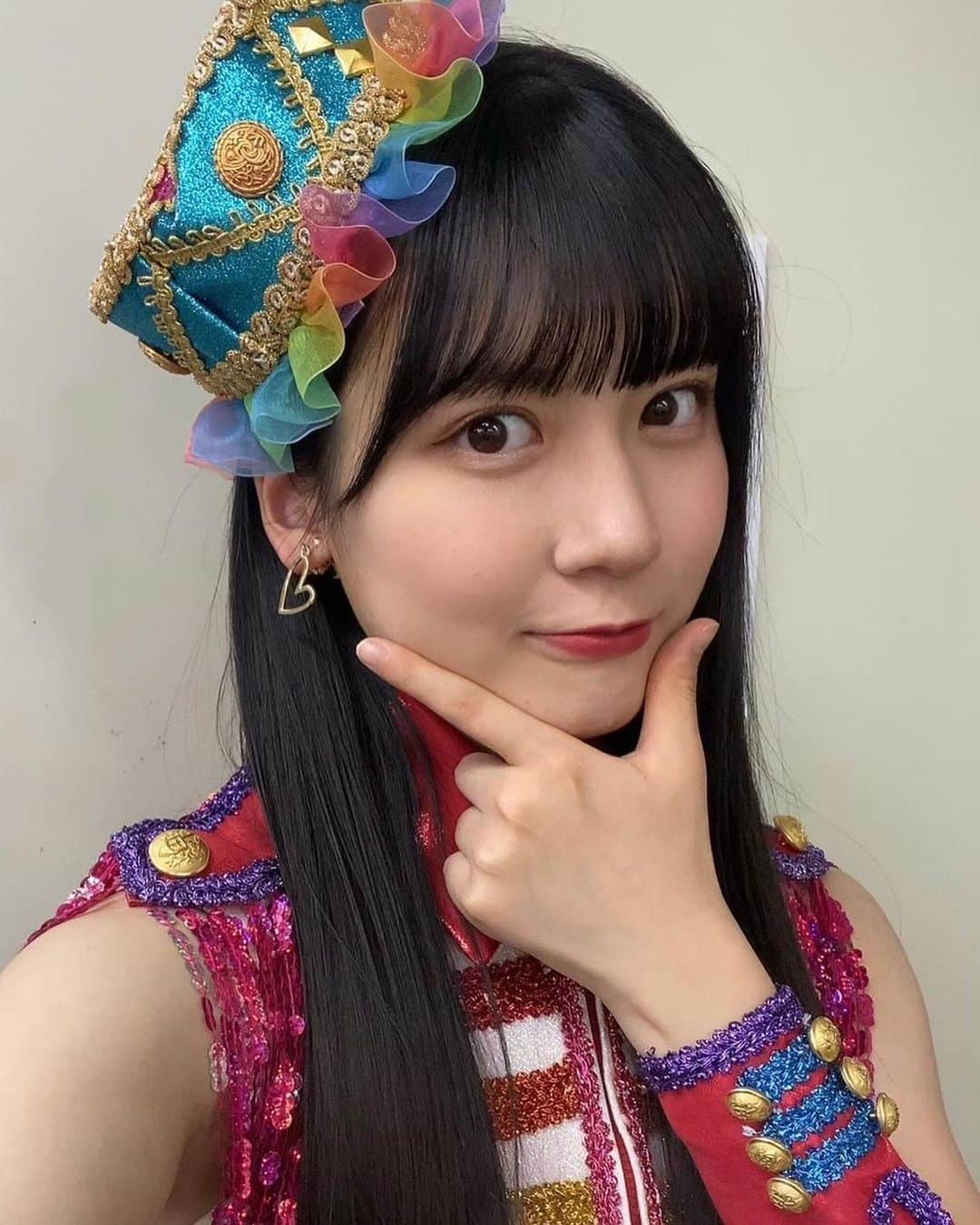 林美澪のインスタグラム：「からふる❕🌈  ナポレオン衣装✨️  #jc3 #09 #14歳 #衣装 #アイドル #SKE48 #林美澪 #過去pic」