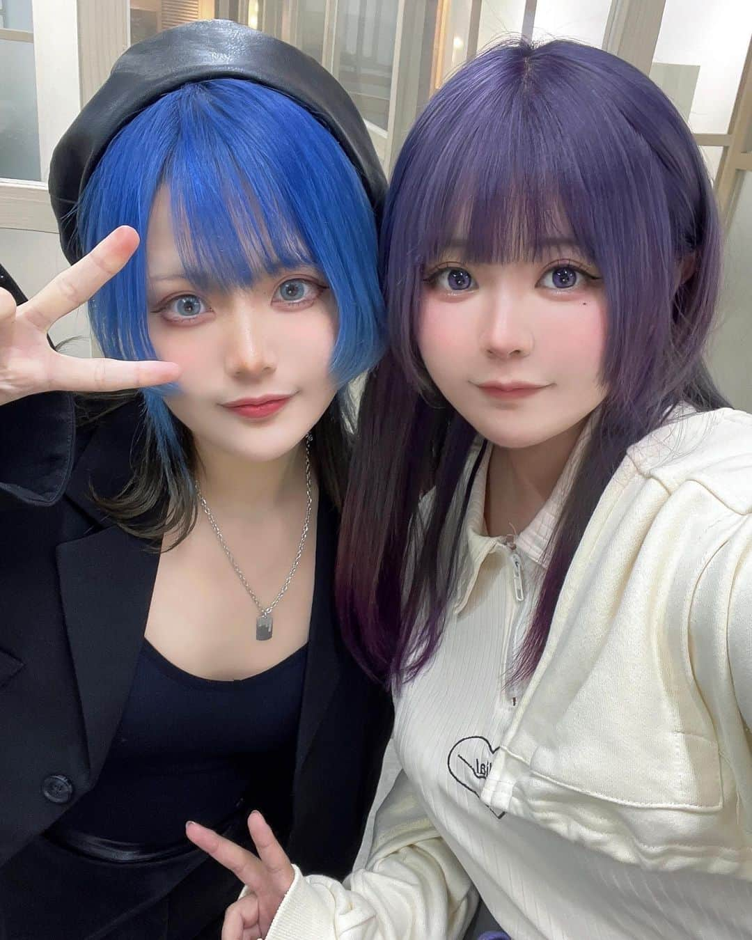 あまにさんのインスタグラム写真 - (あまにInstagram)「寒色組💙💜」6月8日 18時55分 - amani_cos