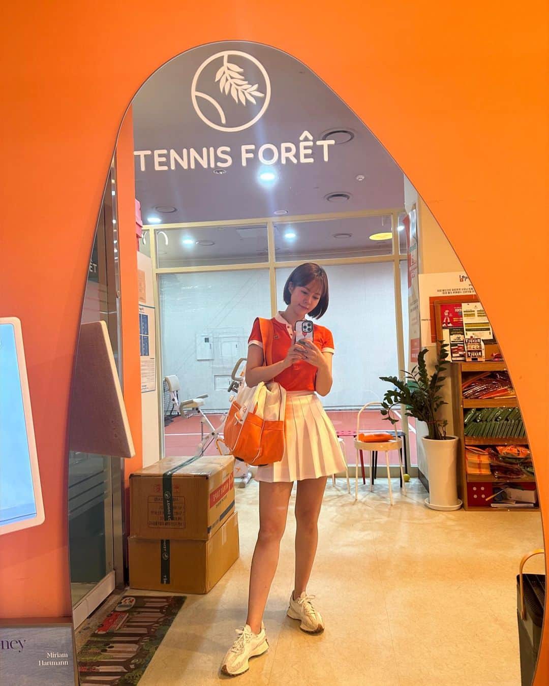 チェ・ユニョンのインスタグラム：「오랜만에 테니스🎾」