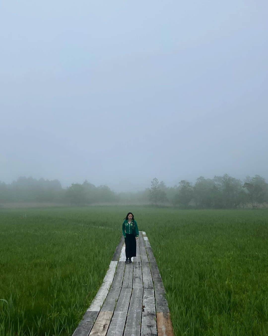 三村朱里のインスタグラム：「🌫🌫🌫」