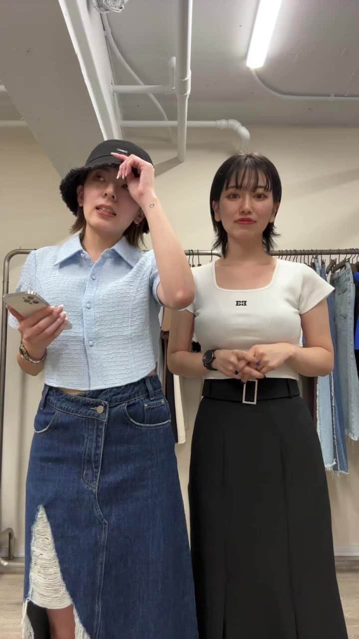 ENVYMのインスタグラム：「【𝙞𝙣𝙨𝙩𝙖𝙇𝙄𝙑𝙀🎬】 ⁡ ⁡ 6月商品を一挙ご紹介👏🏻 チェックお願いいたします♡ ⁡ REINA / 158cm SAYAKA / 157cm ⁡ ⁡ --------------------------------- ⁡ ⁡ #envym #2023ss #summer」