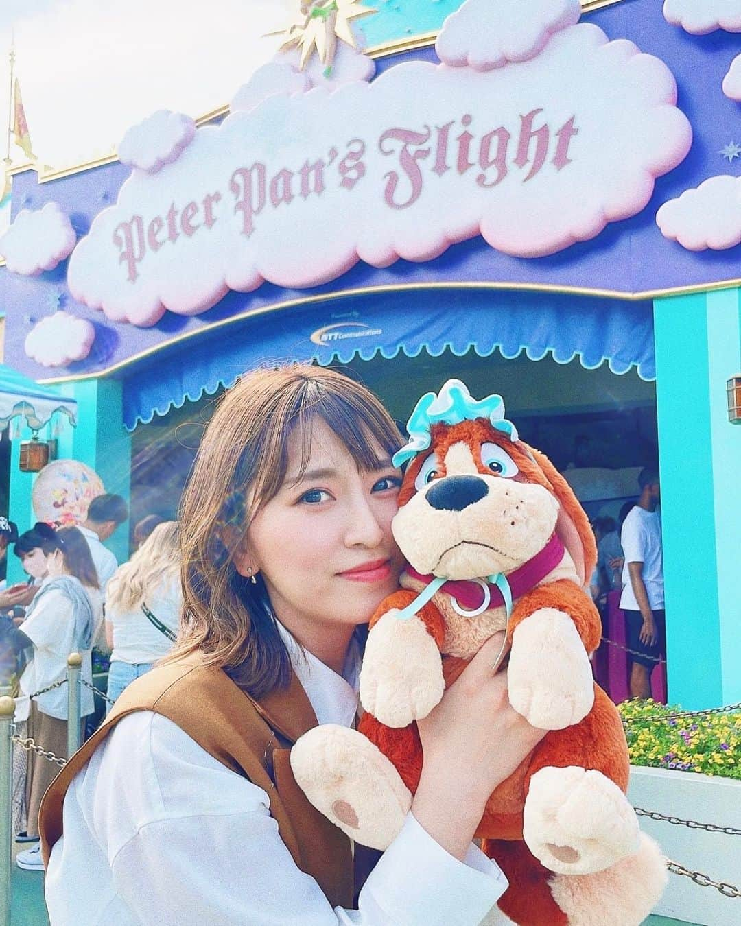 戸島花さんのインスタグラム写真 - (戸島花Instagram)「🐶🐶🐶  📷 @wasabi_photo01   #ディズニーランド #disneyland #ピーターパン #ナナ」6月8日 19時54分 - tojima_hana