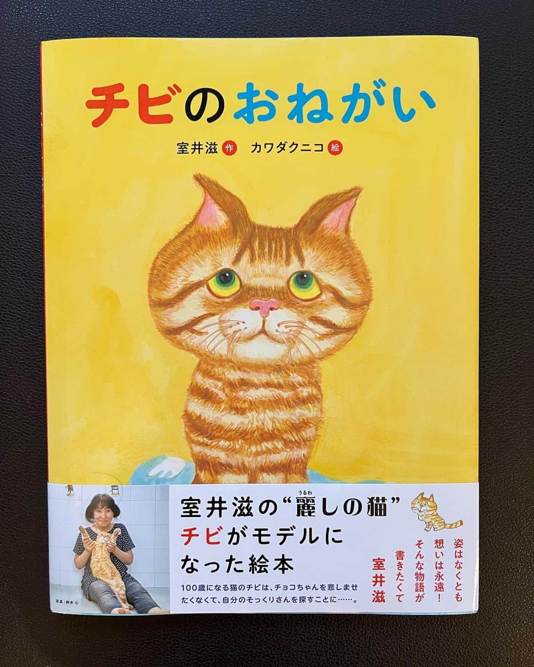 浅野ゆう子のインスタグラム：「シゲちゃんの…  室井滋さんの新しい絵本 プレゼントしていただきました。 ありがとう滋ちゃん　^_^  【チビのおねがい】  泣きました…  切ないおはなし…  滋ちゃんのあたたかな一面にふれることの出来る絵本❤️  多才な、才能豊かな  室井滋を、私は尊敬しています❣️  #室井滋　さん #絵本 #素敵なお話し #いつもありがとう」