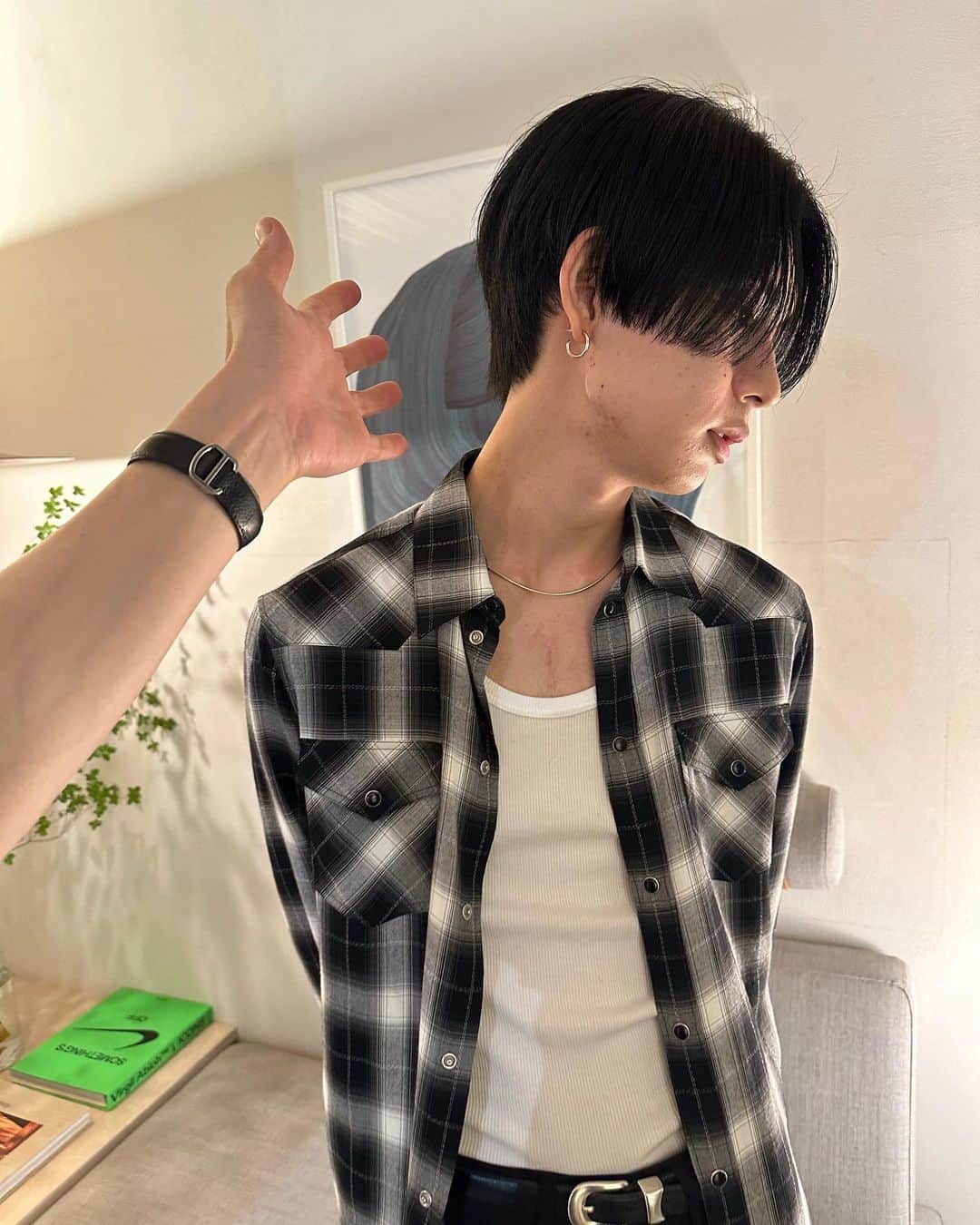 並木一樹のインスタグラム：「Before after  natural modeにチェンジ☺️  いつもありがとう😊」