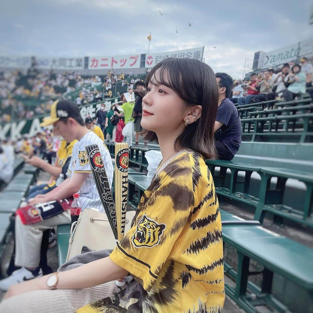 小瀬黎奈さんのインスタグラム写真 - (小瀬黎奈Instagram)「🐯⚾️🍿❤︎」6月8日 20時51分 - 922_reina