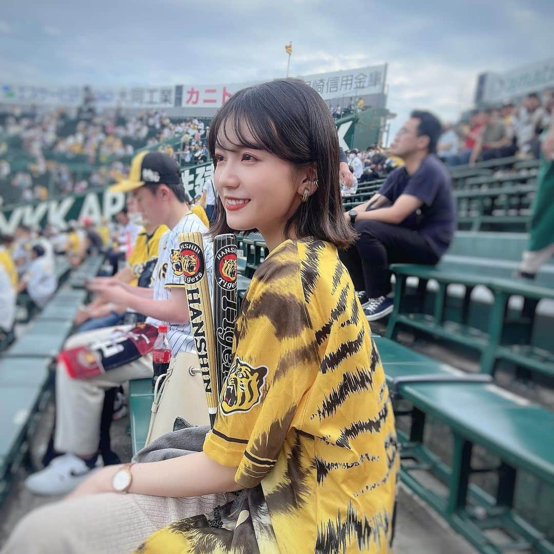 小瀬黎奈さんのインスタグラム写真 - (小瀬黎奈Instagram)「🐯⚾️🍿❤︎」6月8日 20時51分 - 922_reina