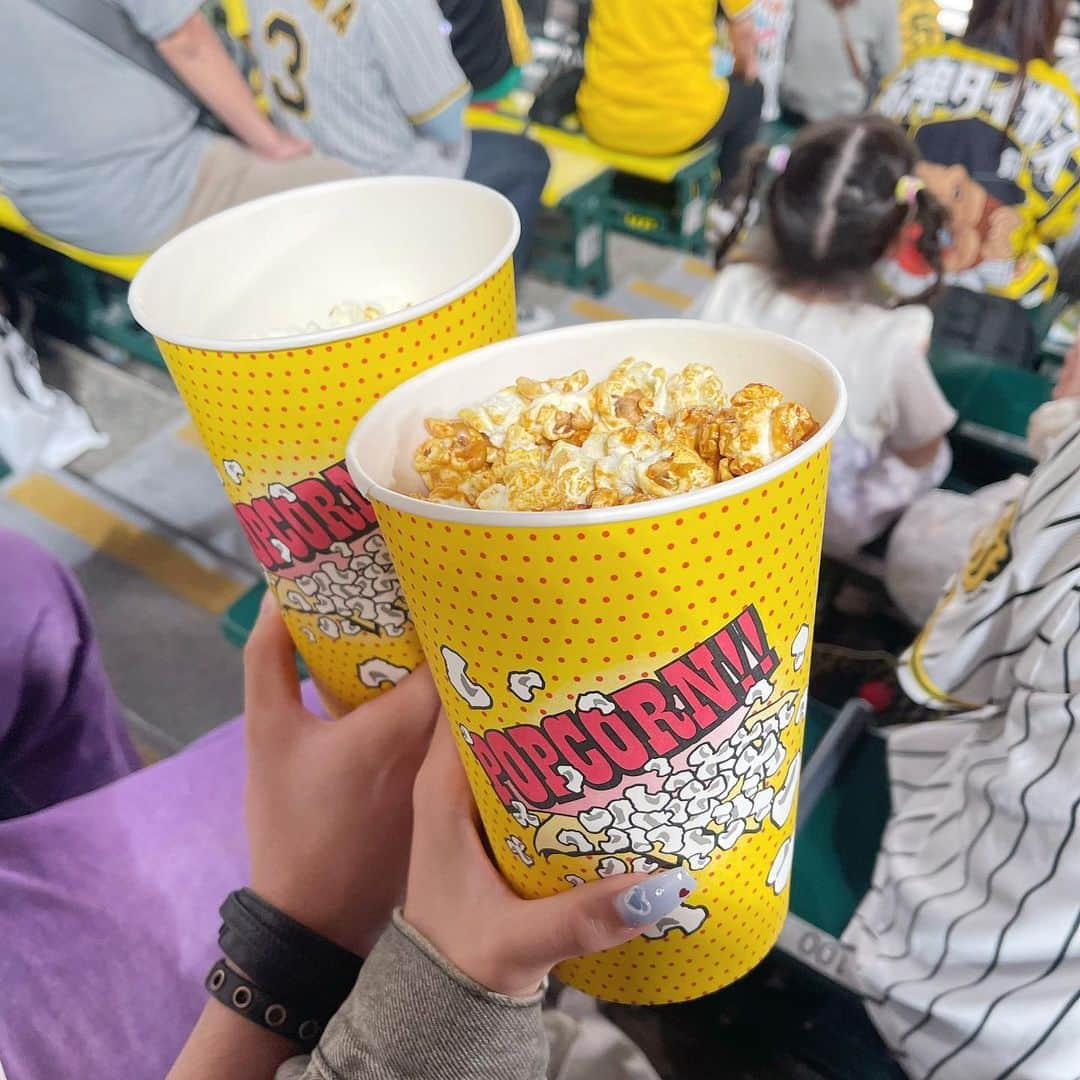 小瀬黎奈さんのインスタグラム写真 - (小瀬黎奈Instagram)「🐯⚾️🍿❤︎」6月8日 20時51分 - 922_reina