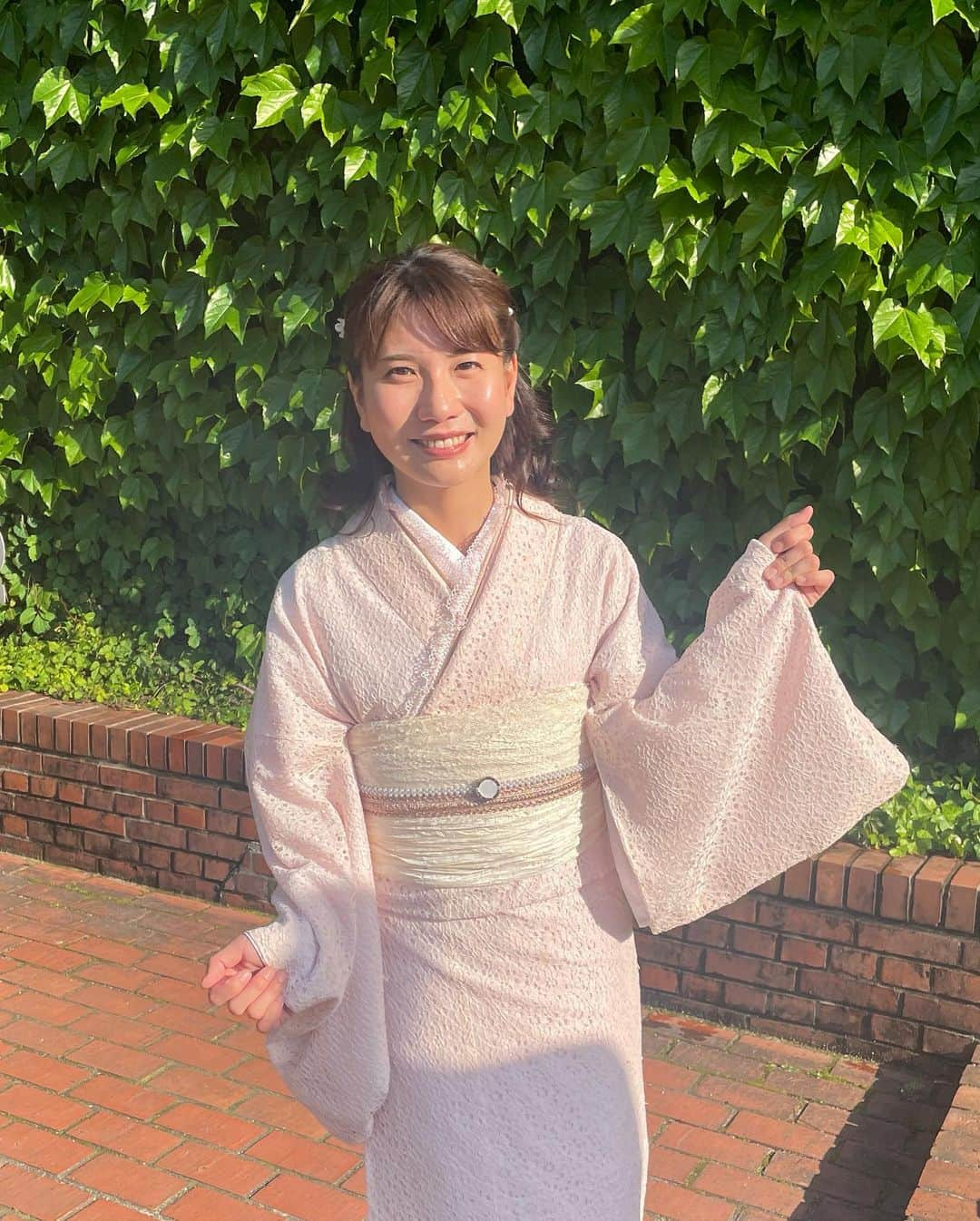 東條麻依子さんのインスタグラム写真 - (東條麻依子Instagram)「6月11日のプライドは 倉敷アイビースクエア！✨ . 泊まれる文化遺産を 人が集まるつながる拠点に . ⚫︎リニューアルした客室 ⚫︎こだわりのコーヒーが飲めるカフェ☕️ ⚫︎レンタル着物👘 . 美観地区との回遊性を高める取り組みをお伝えします😊 . レースの着物、普段は選ばない色味で、新鮮でした！ 可愛かったです🤍 . #レース着物#可愛かった#美観地区#倉敷市アイビースクエア#倉敷#アイビー」6月8日 21時01分 - maiko_tojo