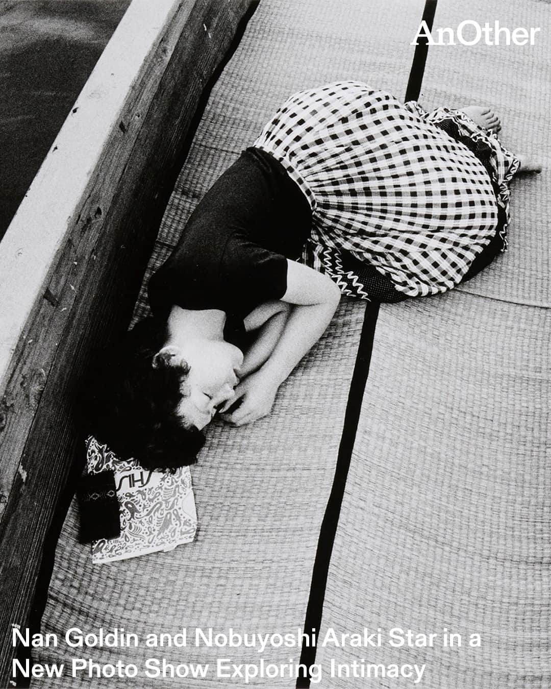 AnOther Magazineのインスタグラム：「A new group exhibition at the ICP in New York explores the notion of intimacy in photography. "Sexual intimacy can be embedded in metaphor and simile," says its curator @punkorientalism ❤️⁠ ⁠ The exhibition, Love Songs: Photography and Intimacy, is inspired by the structure of a mixtape, combining disparate and at times conflicting views on the subject, and includes household names such as @nangoldinstudio, @sallymannofficial and #NobuyoshiAraki.⁠ ⁠ At the link in bio, @emilycsteer speaks to Raza about how global and cross-generational perspectives expand the notion of intimacy in photography 📲⁠ ⁠ 📸 Love Songs: Photography and Intimacy⁠ 1. Nobuyoshi Araki, Sentimental Journey, 1971. Collection MEP, Paris. Gift from Dai Nippon Printing Co., Ltd. © Courtesy of Taka Ishii Gallery⁠ 2. Nobuyoshi Araki, Sentimental Journey, 1971. Collection MEP, Paris. Gift from Dai Nippon Printing Co., Ltd⁠ 3. @cliffordprinceking, Lovers in a Field, 2019. Courtesy STARS, Los Angeles⁠ 4. @cliffordprinceking, Conditions, 2018. Courtesy STARS, Los Angeles⁠ 5. @collierschorrstudio, Angel Zinovieff (Posing not hiding), 2022 © Courtesy 303 Gallery, New York⁠ 6. @rongrongandinri, from Personal Letters, 2000 © ⁠ 7. @sallymannofficial, Semaphore, 2003. © Courtesy the artist and Gagosian⁠」