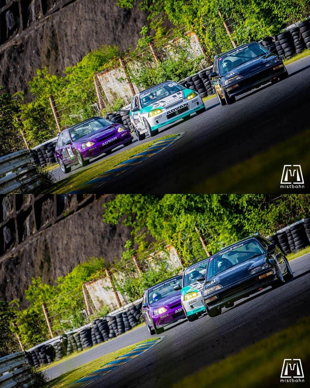 mistbahnさんのインスタグラム写真 - (mistbahnInstagram)「_ HAP (Hawk Auto Project) TEMPLE RACING EF9 Honda CIVIC SiR vs DOMINATION PETRONAS 66 K24-Swapped Honda EK9 CIVIC Type R vs REAL EK9 Honda CIVIC Type R _ 🚗: @suminaoya_hap 🚗: @naoki.tanaka66 🚗: @horiuchi0416 📷: @mistbahn _ Shot on May-20 2023 🏁 "Circuit Festa ( @circuit_festa_west_japan )". Central Circuit (Hyogo Japan) _ JP) 2023年5月20日、セントラルサーキットで開催された「サーキットフェスタ ( @circuit_festa_west_japan )」で撮影。 _ #circuitfesta #サーキットフェスタ  #circuitfesta2023 #サーキットフェスタ2023 #centralcircuit #セントラルサーキット #hap #hawkautoproject #templeracing #テンプルレーシング #domination #ドミネーション #brushup_aw_osaka #brushupautoworks #realcompany #リアルカンパニー #acrossracing #アクロスレーシング #civic #hondacivic #ホンダシビック #ef9 #ek9 #kanjo #kanjostyle #kanjoracer #kanjozoku #timeattack #timeattackjapan #hondasontrack」6月8日 21時27分 - mistbahn