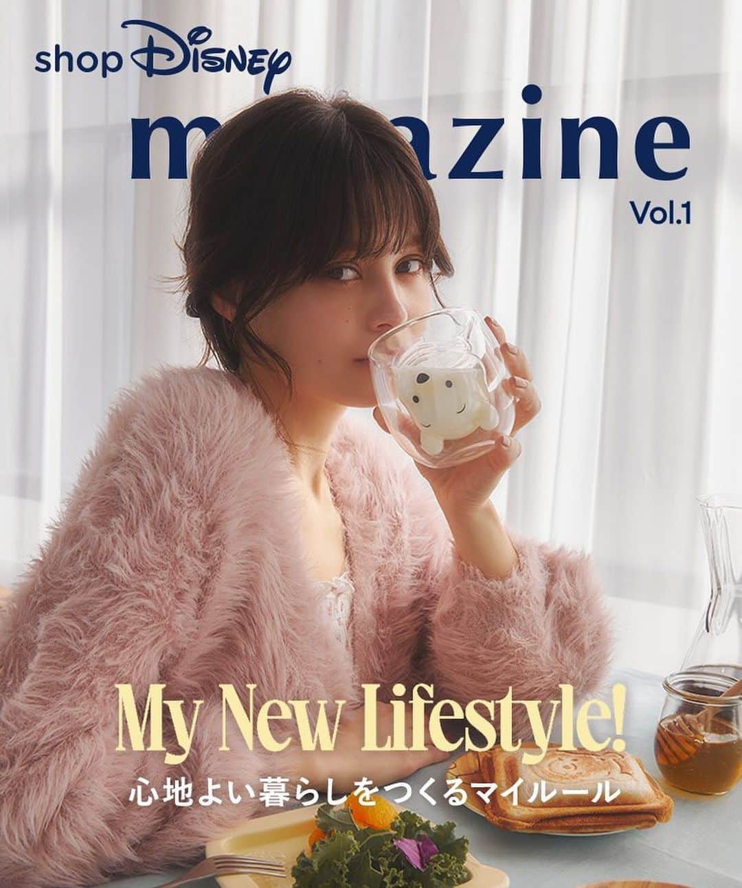 エイミーのインスタグラム：「shopDisney magazine vol.1 & vol.5📚」