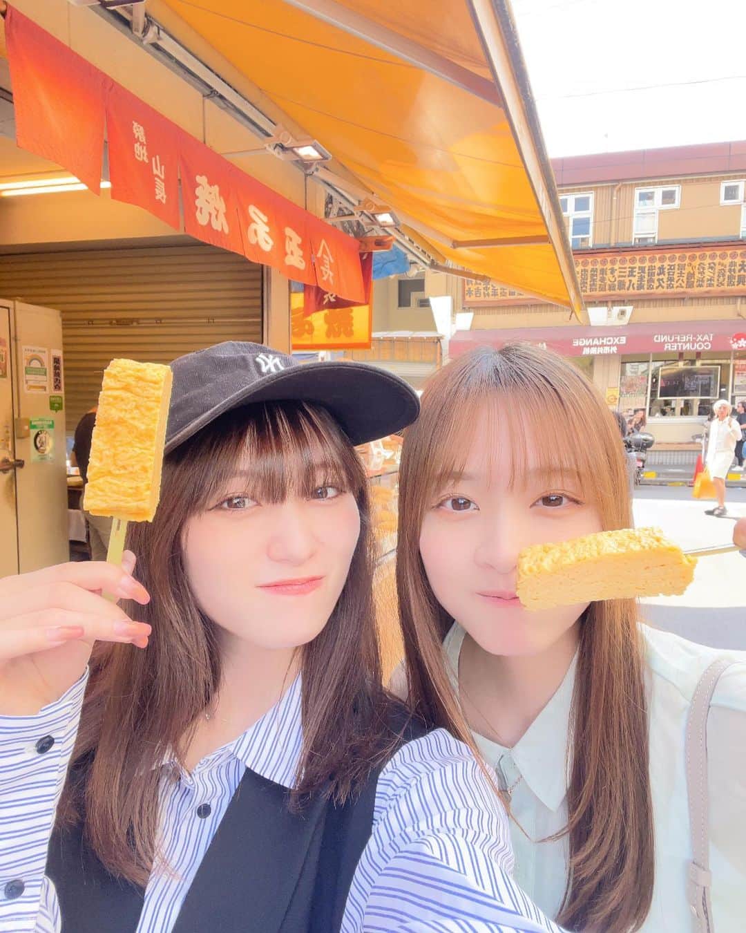 遠藤みゆのインスタグラム：「相棒〜🫶🫶 この日食べた物全部当たりすぎて お腹いっぱいだった🍧」