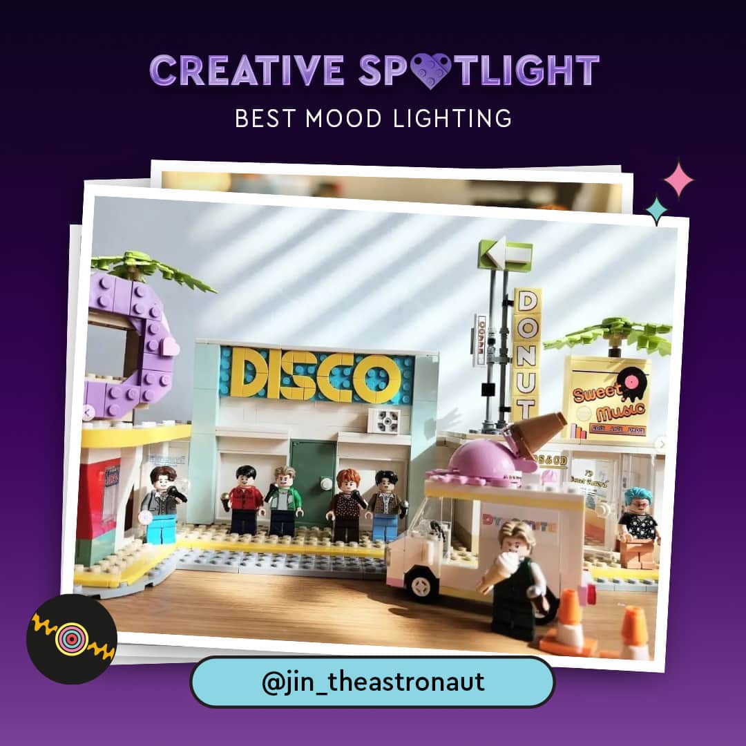 LEGOさんのインスタグラム写真 - (LEGOInstagram)「Creativity overload! 🔥 We’re absolutely digging these stunning LEGO Ideas BTS Dynamite creations from you! 🤩」6月8日 22時15分 - lego