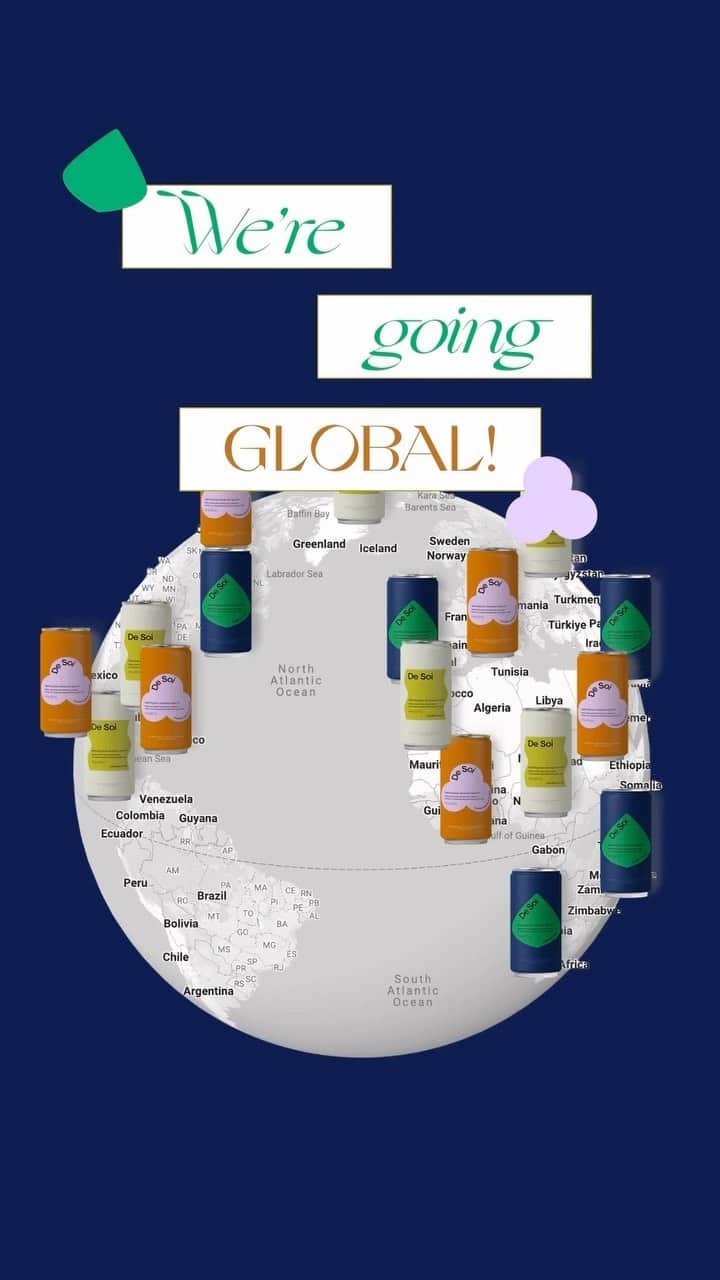 ケイティ・ペリーのインスタグラム：「Coming at you this Thirsty Thursday with some big news: we’re going global! Yep, our international friends can finally try De Soi. Order your apéritifs abroad on our site now. À votre santé!」