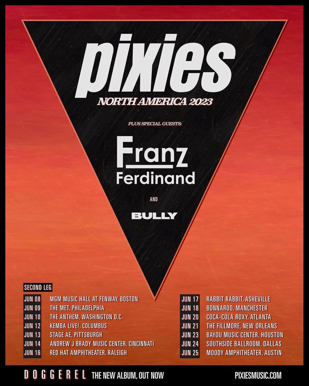 フランツ・フェルディナンドのインスタグラム：「Tonight is our first show supporting @pixiesofficial on their North American tour. We can't wait to see you all, which show are you attending?」