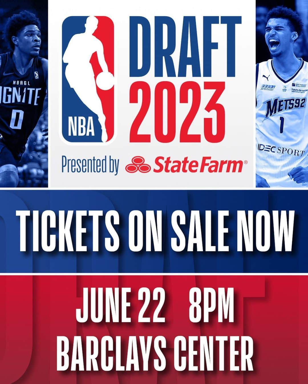 NBAさんのインスタグラム写真 - (NBAInstagram)「The future starts here. See Victor Wembanyama, Scoot Henderson and the next generation of stars begin their NBA journeys at the 2023 #NBADraft presented by State Farm on Thursday, June 22nd.  Tickets on sale now • link in bio & story」6月9日 0時58分 - nba