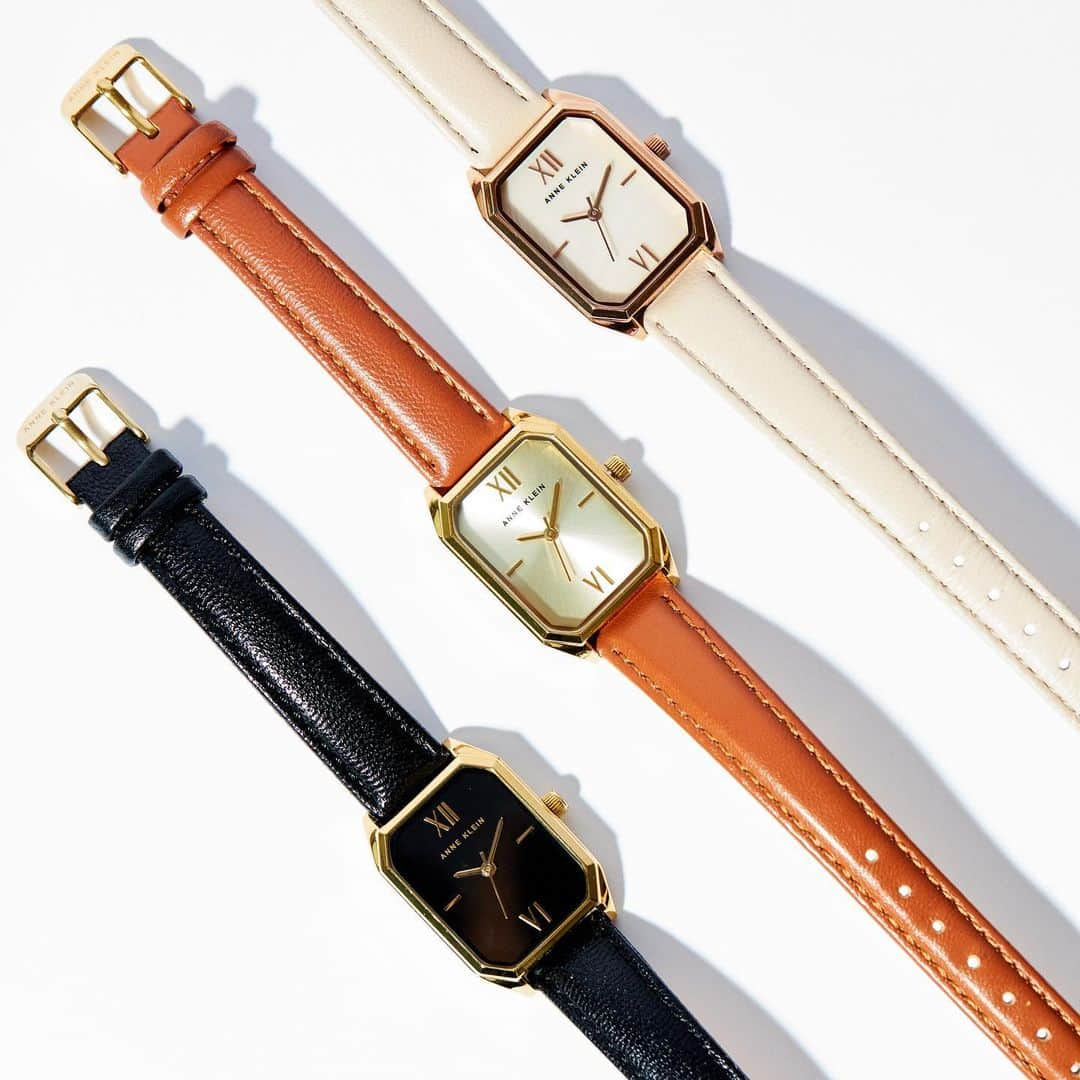 アンクラインのインスタグラム：「A timeless trio in classic hues.」