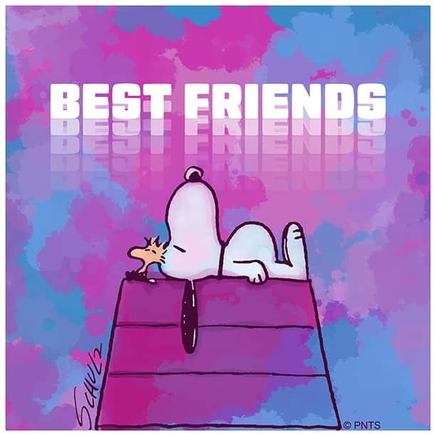 スヌーピーのインスタグラム：「Best friends forever #BestFriendsDay」