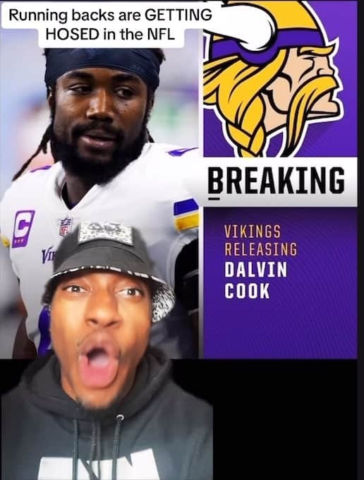 ロバート・グリフィン3世のインスタグラム：「Running Backs deserve better. Period.  Share your thoughts in the comments.  #nfl #football #g3analysis #dalvincook #runningback #rg3 #rgiii #vikings」