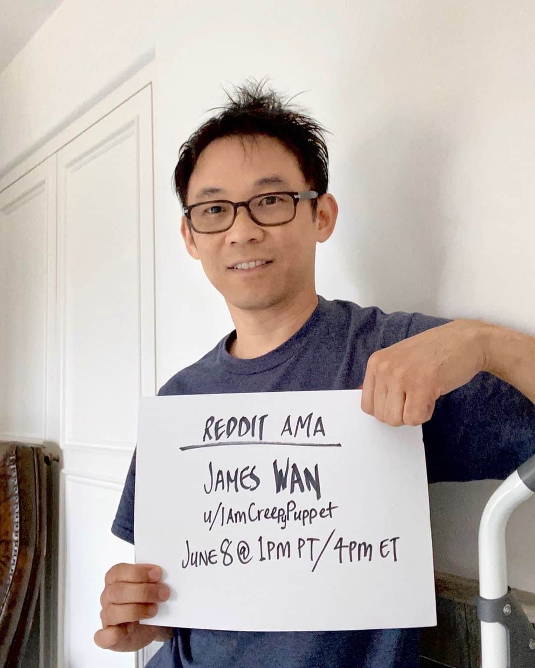 ジェームズ・ワンさんのインスタグラム写真 - (ジェームズ・ワンInstagram)「Join us for an AMA on @Reddit’s r/Movies NOW. Ask us your questions about #InsidiousMovie, exclusively in theaters on July 7th! https://www.reddit.com/144j0kq」6月9日 4時59分 - creepypuppet