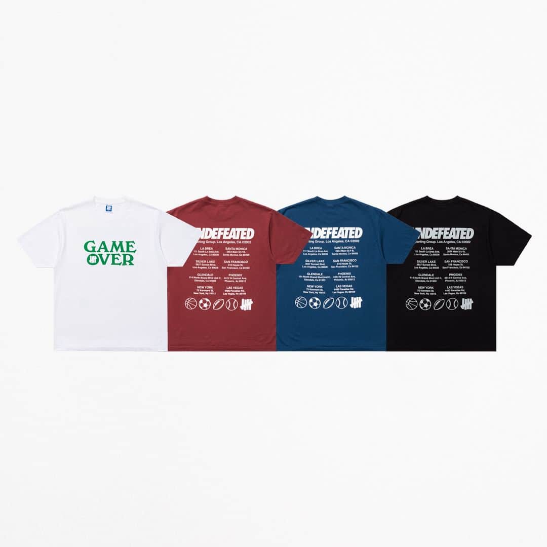 UNDFTDさんのインスタグラム写真 - (UNDFTDInstagram)「A detailed look into UNDEFEATED SUMMER 23  Drop 3 features a collection of graphic tees - The World’s Greatest, Sonic, UA Script, Live and Game Short-Sleeve Tee.  Available Friday, 6/9 exclusively at all UNDEFEATED Chapter Stores and Undefeated.com」6月9日 5時00分 - undefeatedinc