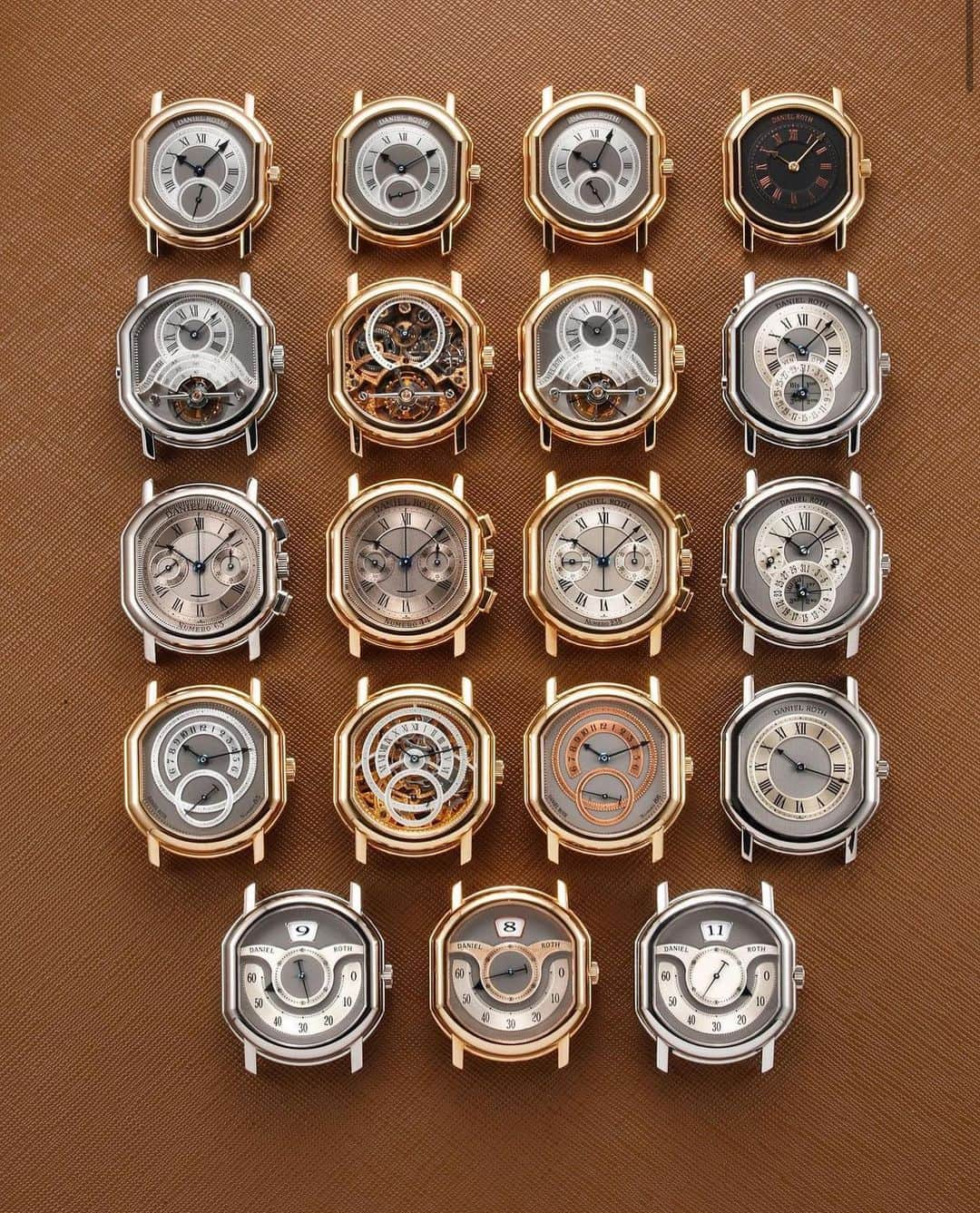 WATCHMANIAさんのインスタグラム写真 - (WATCHMANIAInstagram)「Impressive collection of #danielroth timepieces.  @s.song.watches ✨✨  #danielroth」6月9日 17時48分 - watchmania