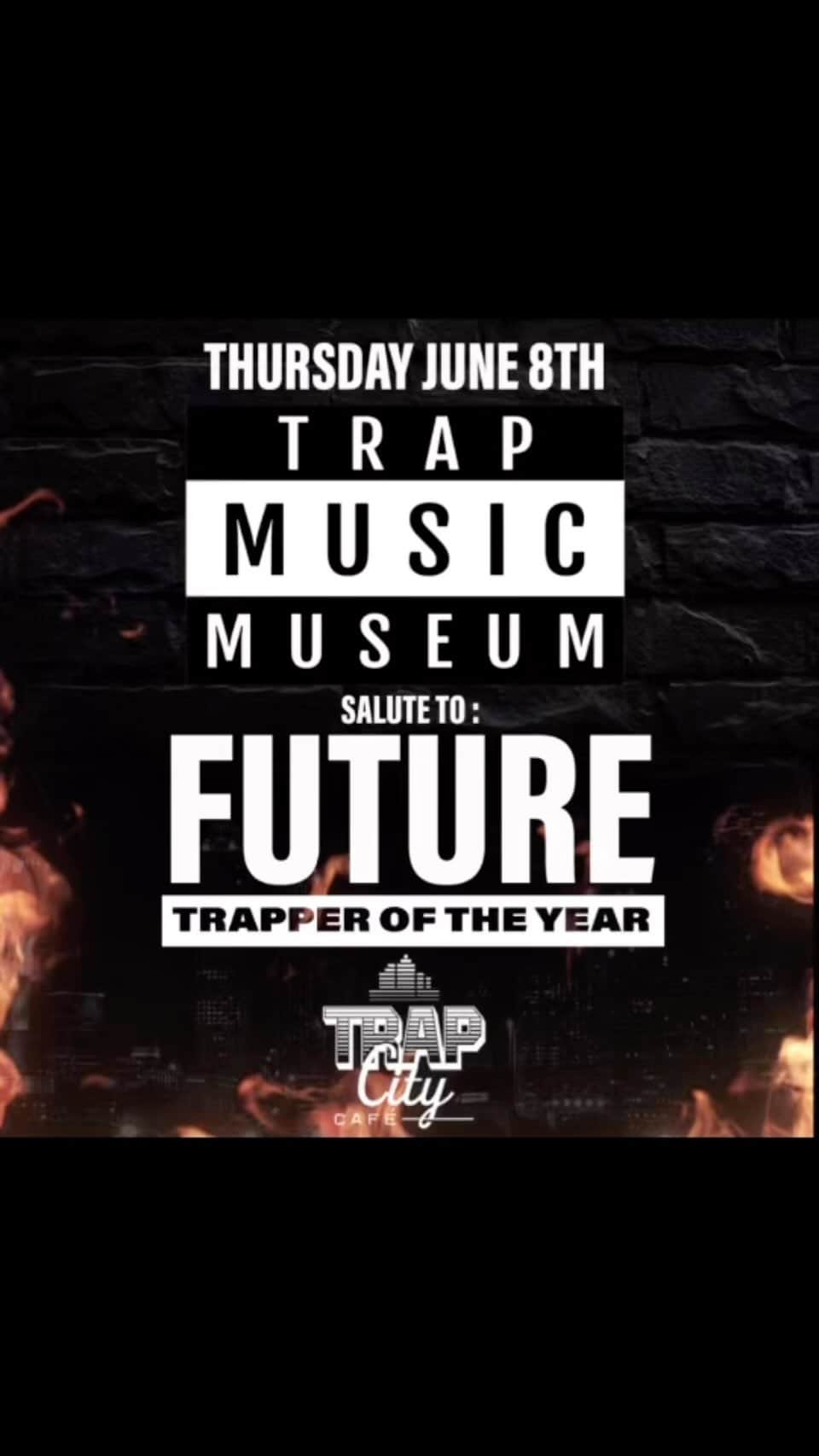 T.I.のインスタグラム：「Celebrating the Trapper of the year @future tonight @trapcitycafe PULL 🆙 right after the ceremony @trapmusicmuseum Issa TRAP MUZIK HOLIDAY」