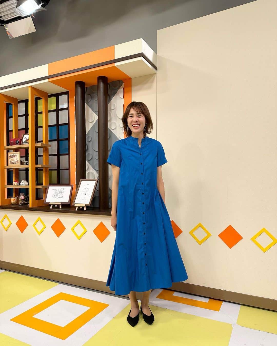 迫田さおりさんのインスタグラム写真 - (迫田さおりInstagram)「・ KKB【ですです。】 ・ 衣装👗 @rosebud_kagoshima_official_  ・ イヤリング💍 @cassiopeia_hi  ・ 鮮やかなブルー色でカラッと元気になる衣装でした！！ イヤリングはカシオペアの新作を着用させていただきました！！ ありがとうございました😊 ・ ・」6月9日 11時03分 - saori.rio