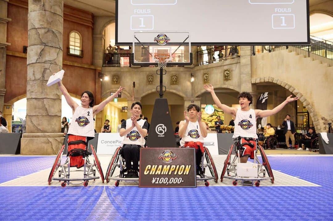 鳥海連志のインスタグラム：「【PushUp】 ＊トレッサ横浜 ＊お台場  2大会連続優勝🏆」