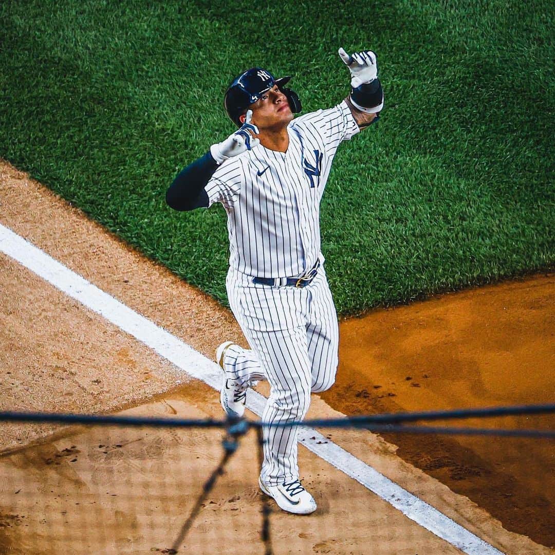 ニューヨーク・ヤンキースのインスタグラム：「Locked in for the win.」