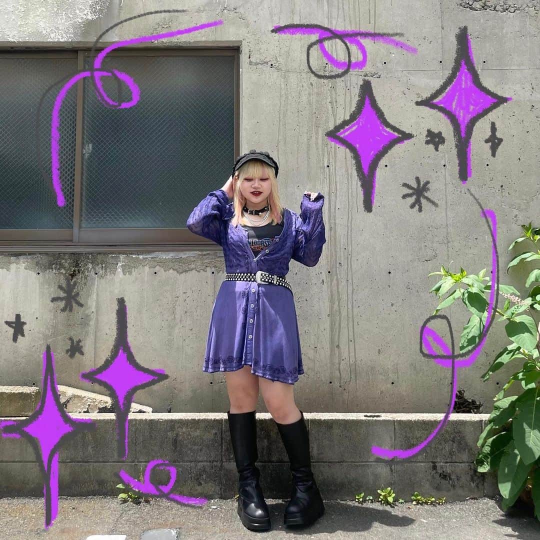 のインスタグラム：「recommend style -see through onepiece - tank top  ✝️店内商品全て通販可能です☮️ 通販ご希望の際はＤＭにてお受けしております😊  #nagoya#osu #tokyo #mabataki #vintage #fashion #fyp #y2k  #00s #90s #名古屋 #大須 #東京 #古着 #大須古着屋 #マバタキ」