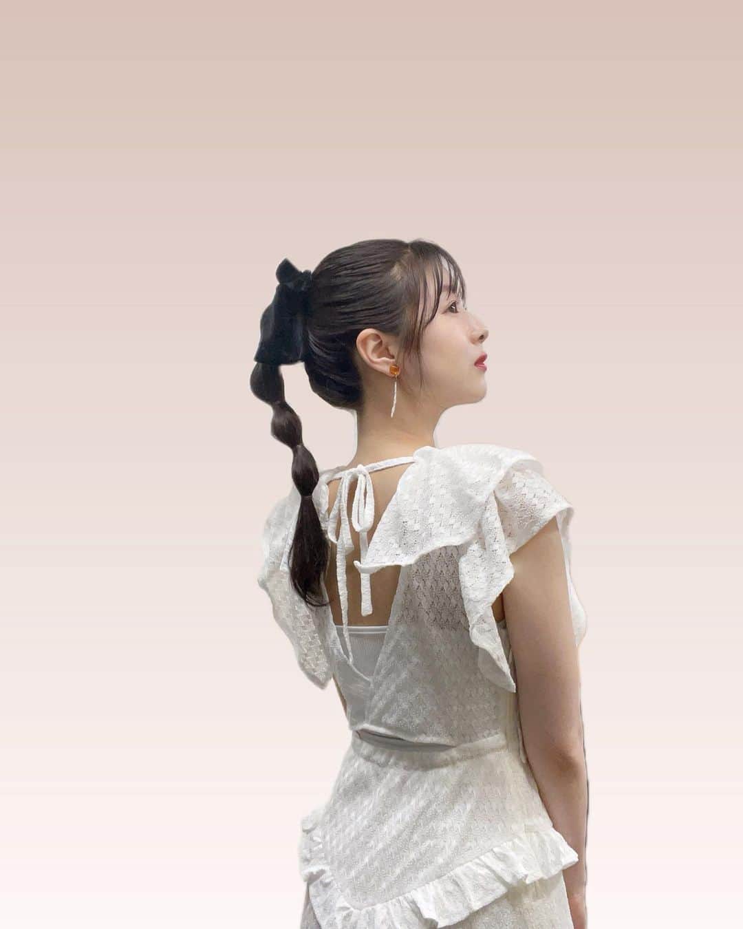 中西香菜のインスタグラム：「玉ねぎヘアにはまってます🧅」