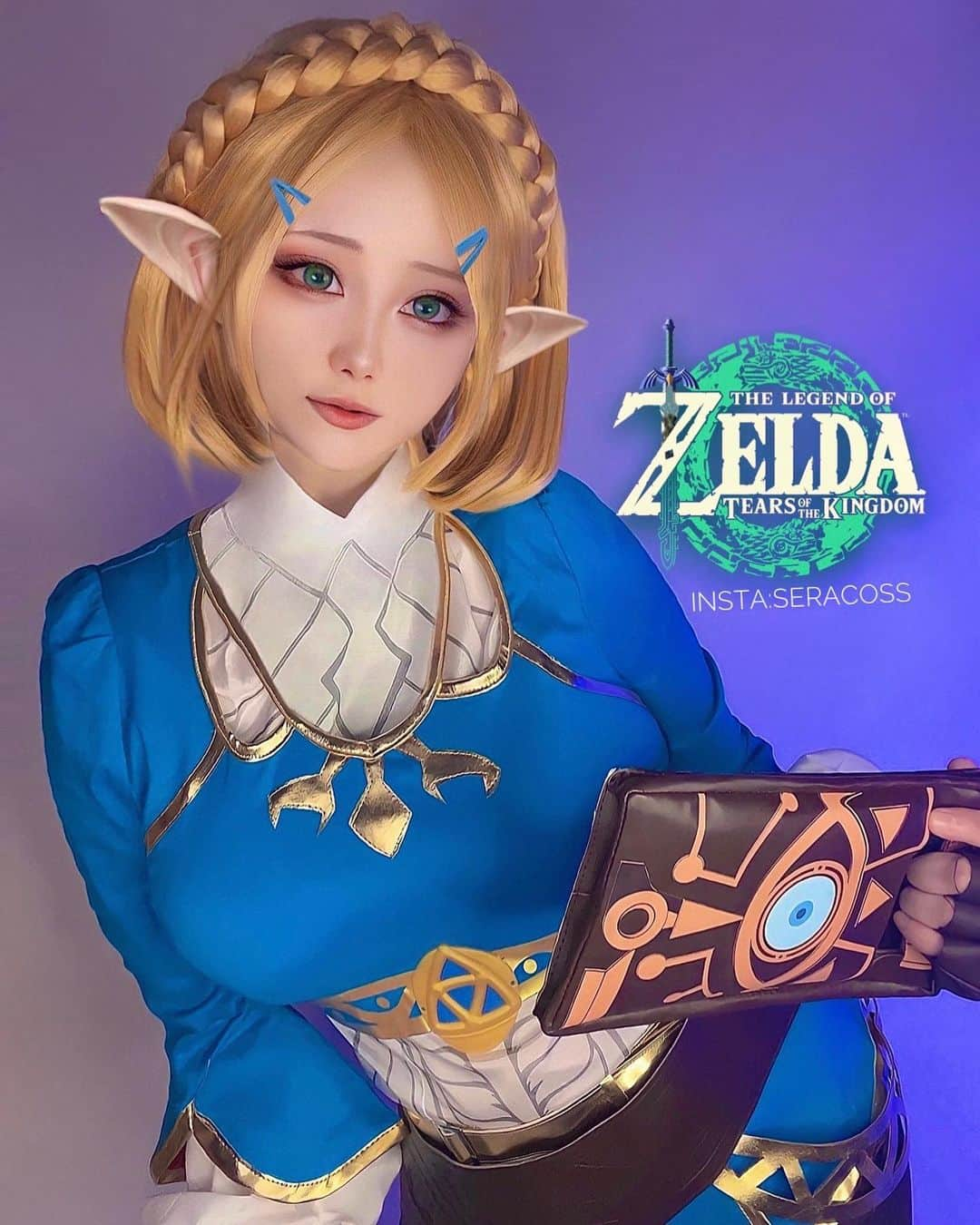 せら☆こすのインスタグラム：「my cosplay #princesszelda  @seracoss  なんとなくゼルダ姫 あげなおし🙌 . . . . . . . . . . . . . . . . . . . . . 昨日エアコンつけずにいたら、頭痛しはじめて 体調悪化したんですけど、これ熱中症なんですかね エアコンつけたらすぐ治った。気圧とかのせいなのかな  ゼルダのコスプレはただやりたかったので楽しかった🌸 #zelda #zeldacosplay #thelegendofzelda #nintendo #thelegendofzeldacosplay #thelegendofzeldatearsofthekingdom #zeldanodensetsu #ゼルダの伝説 #ゼルダ姫 #zeldamemes #thelegendofzeldaedit #animecosplay #animegirl」