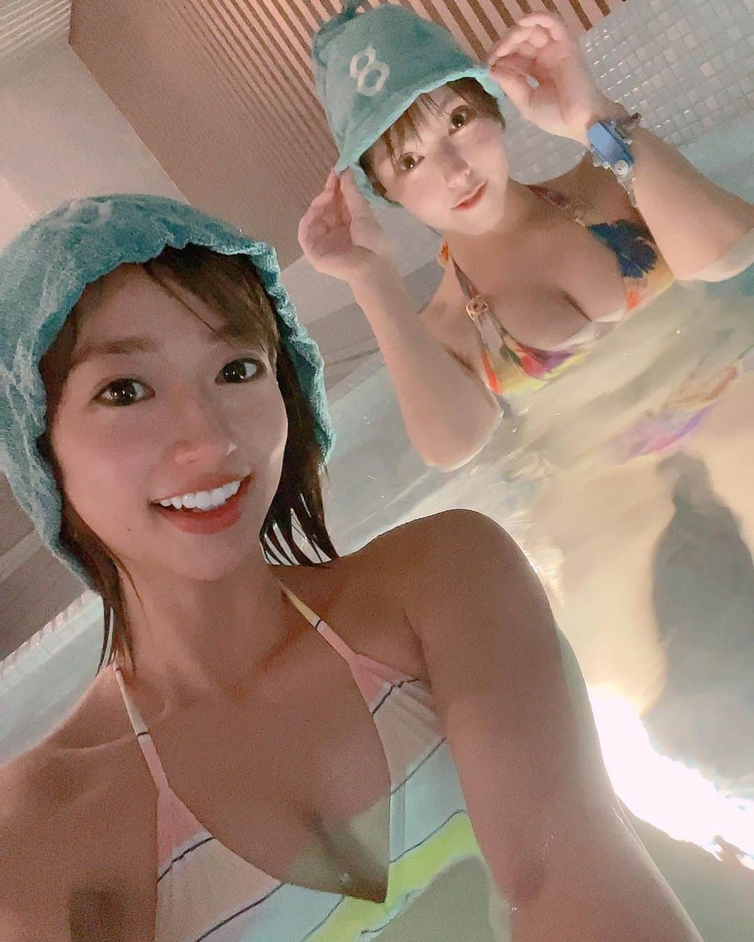 大貫彩香さんのインスタグラム写真 - (大貫彩香Instagram)「サウナイキタイナ〜  はしゃぐケリーちゃんかわい😚♡」6月9日 19時01分 - sayaka_oonuki