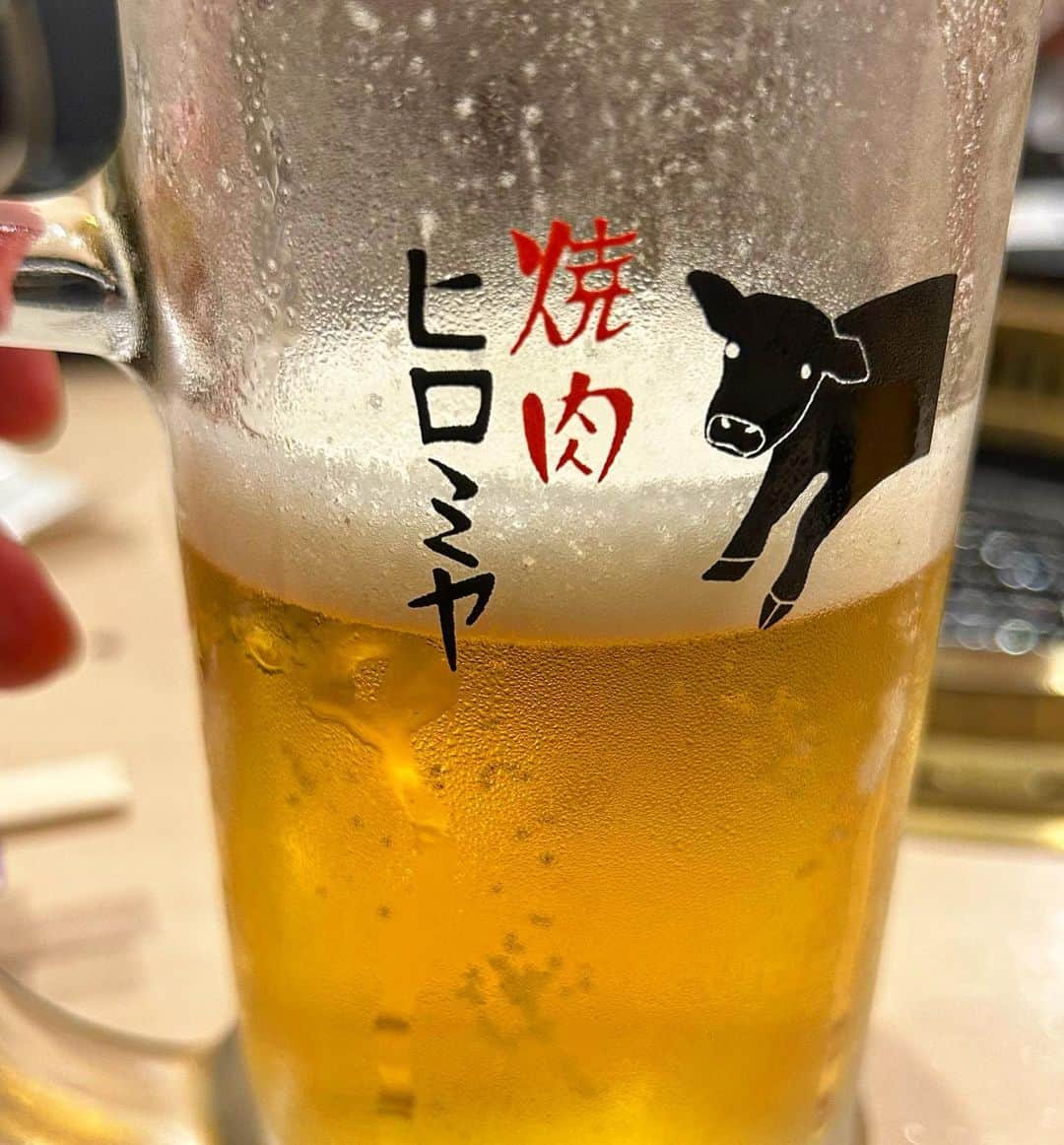 門脇佳奈子さんのインスタグラム写真 - (門脇佳奈子Instagram)「#焼肉ヒロミヤ  我慢できず飲みかけビール失礼します🍺🙃 飲み放題がありがたすぎる🥹❤️」6月9日 16時04分 - kanakoofficial