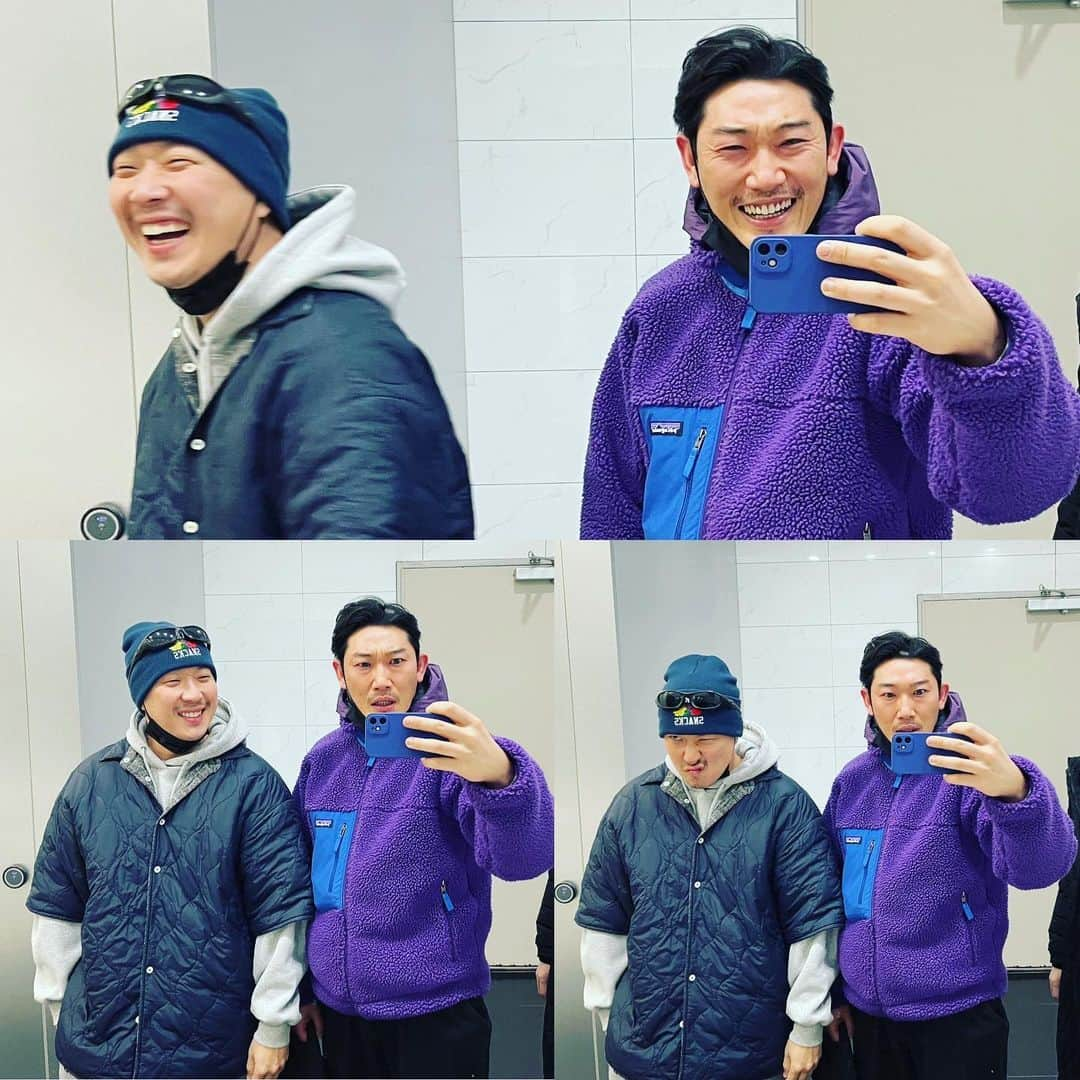 ハハさんのインスタグラム写真 - (ハハInstagram)「#범죄도시3 #토모  @seho.an 🔥🔥  내동생 안세호! 일본인 아닙니다! 그만큼 연기를 잘해서요! ㅎㅎㅎ  날라댕겨라 세호야!!🔥🔥🔥 날라다니세호!!  마동석형님인터뷰도 있어용~ #야만정신#죽지않아#사기그릇」6月9日 16時29分 - quanhaha79