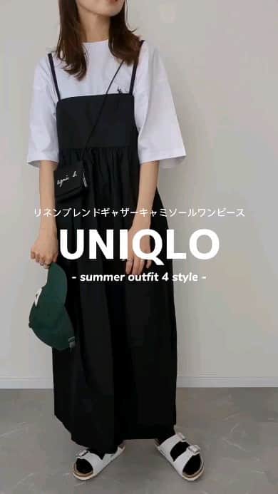 Locariのインスタグラム：「夏の着回しにぴったり！UNIQLOキャミワンピ @haltogo_styleさんの投稿をご紹介します✎ . 夏にぴったりなキャミワンピ 普段から出番多めのアイテムです👄  @uniqlo_jp 👗リネンブレンドギャザーキャミソールワンピース サイズはＬを着ています  ￣￣￣￣￣￣￣￣￣￣￣￣￣￣￣￣￣￣￣￣￣￣ #uniqloコーデ #uniqlo購入品 #ユニクロ購入品 #ユニクロコーデ #ユニクロ #リネンブレンドギャザーキャミソールワンピース #キャミワンピ #着回しコーデ #夏コーデ #カジュアルコーデ #カジュアルファッション #大人カジュアルスタイル #プチプラ部 #プチプラファッション #stylehinter #pr #locari」