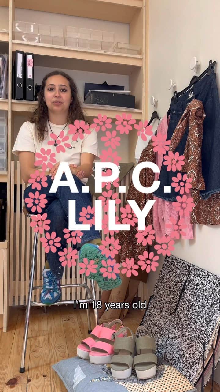 アーペーセーのインスタグラム：「We caught up with Lily Touitou about her A.P.C. Interaction #19.   @latruite_art  #APCParis」