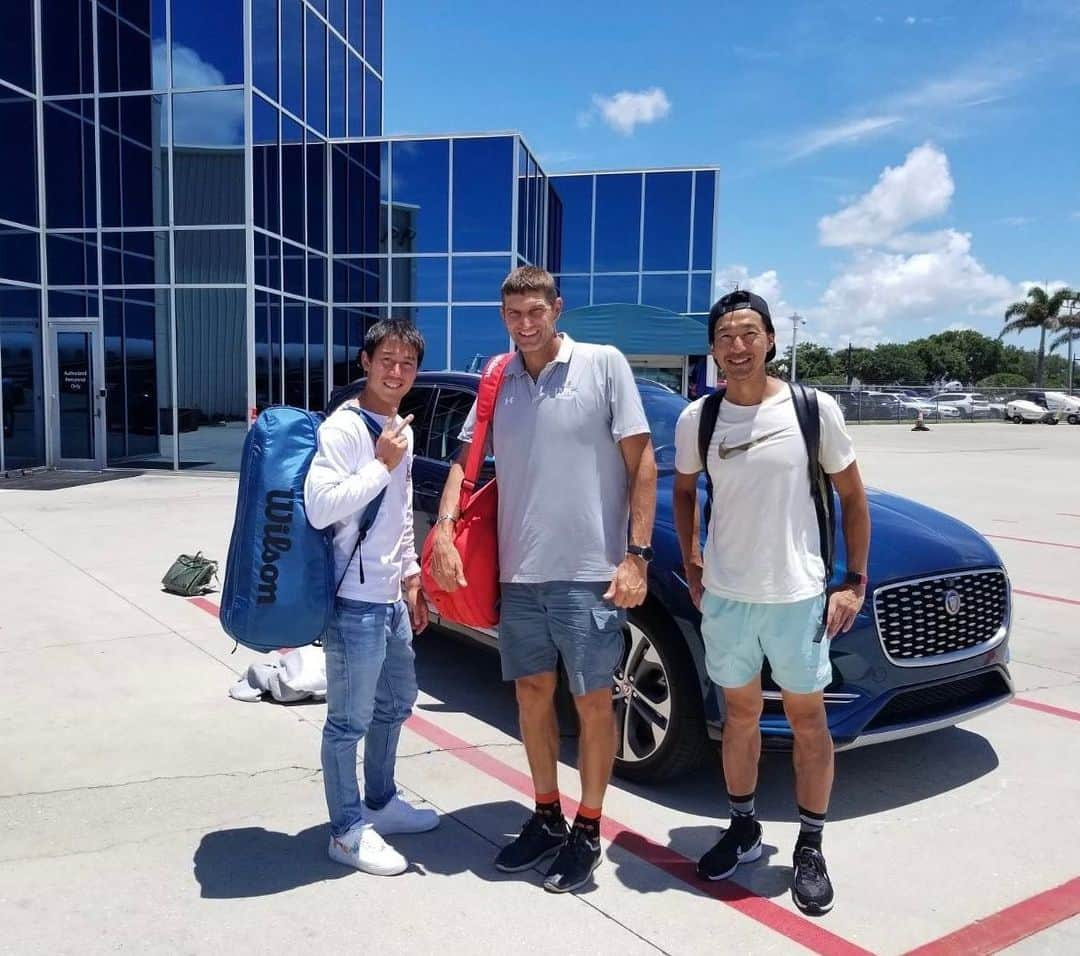 錦織圭のインスタグラム：「Excited!  On the way to Puerto Rico! @atpchallengertour」