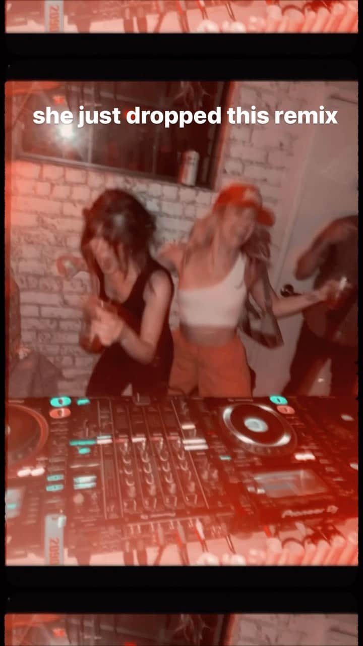 のインスタグラム：「SUPPORT UR FRIENDS. congrats on the vibey ass remix @klomusic & thanks for killing your set @longstoryshortparty last weekend!」