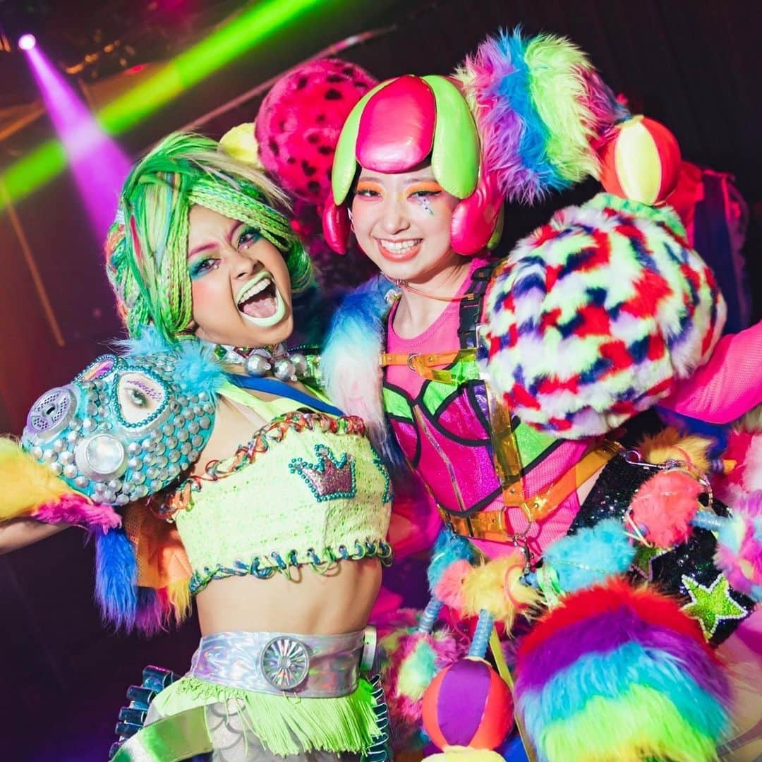 KAWAII MONSTER CAFEさんのインスタグラム写真 - (KAWAII MONSTER CAFEInstagram)「💛👽【KAWAII MONSTER PARTY】👽💚 5.25 Thank u for comming💞👑✨   🌈Monster X & Monster girl😈@monsterx_kawaii  🎀MELTY🧁 @ciel_melty  💙JELLY 🔮 @alice22o_  🍄 MUSH 🪅 @kili_ilik  ⚡️CRAZY🔫 @ruka24_official   #kawaiimonsterparty #kawaiimonstercafe  #monsterx #monstergirl #tokyo #harajuku」6月9日 19時59分 - kawaiimonstercafe