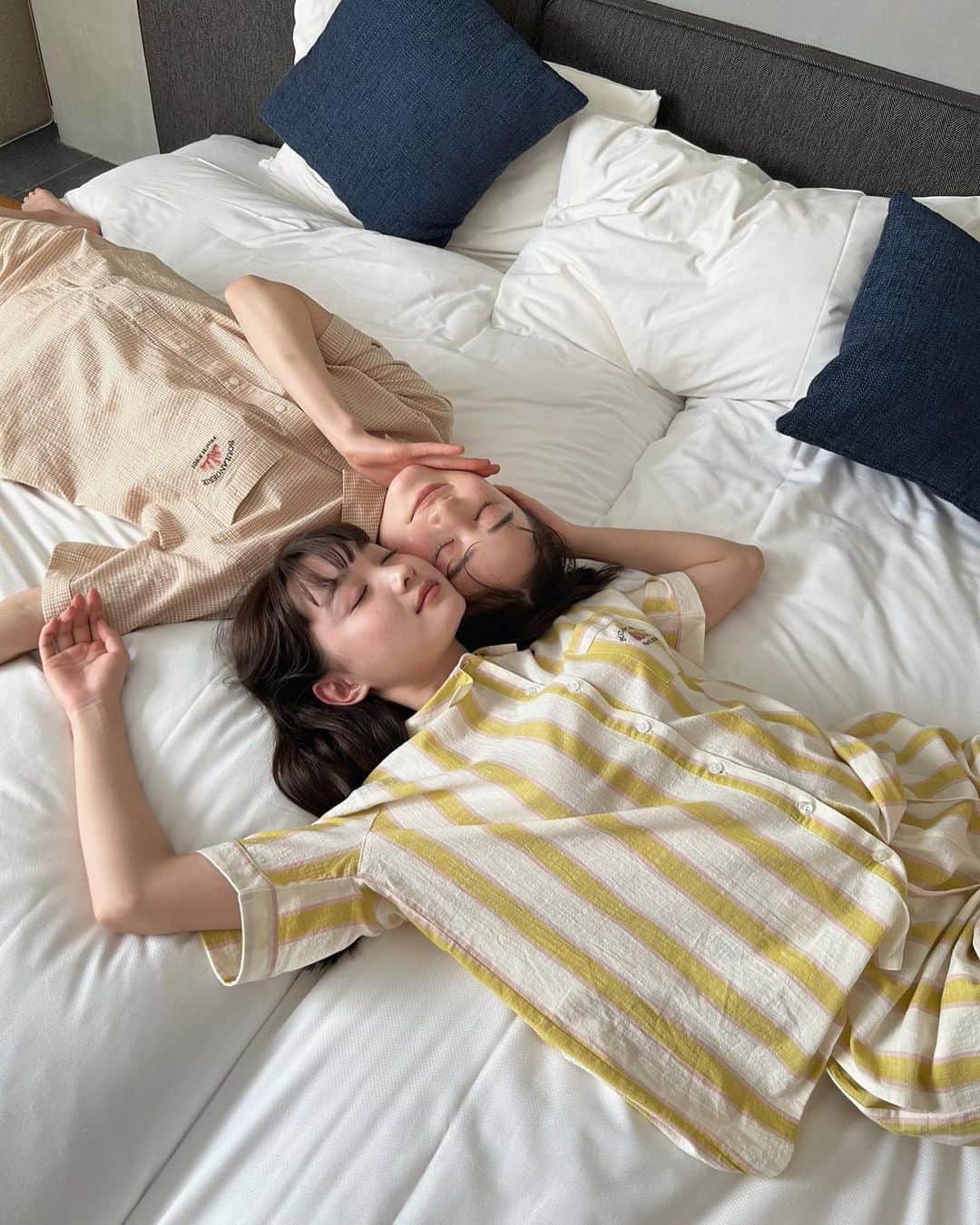 新野尾七奈のインスタグラム：「@peachjohn_official  楽しかったオフショ☺︎ 公開されてるよ〜みてね🍑  美月ちゃーん🌙  #peachjohn #ピーチジョン」