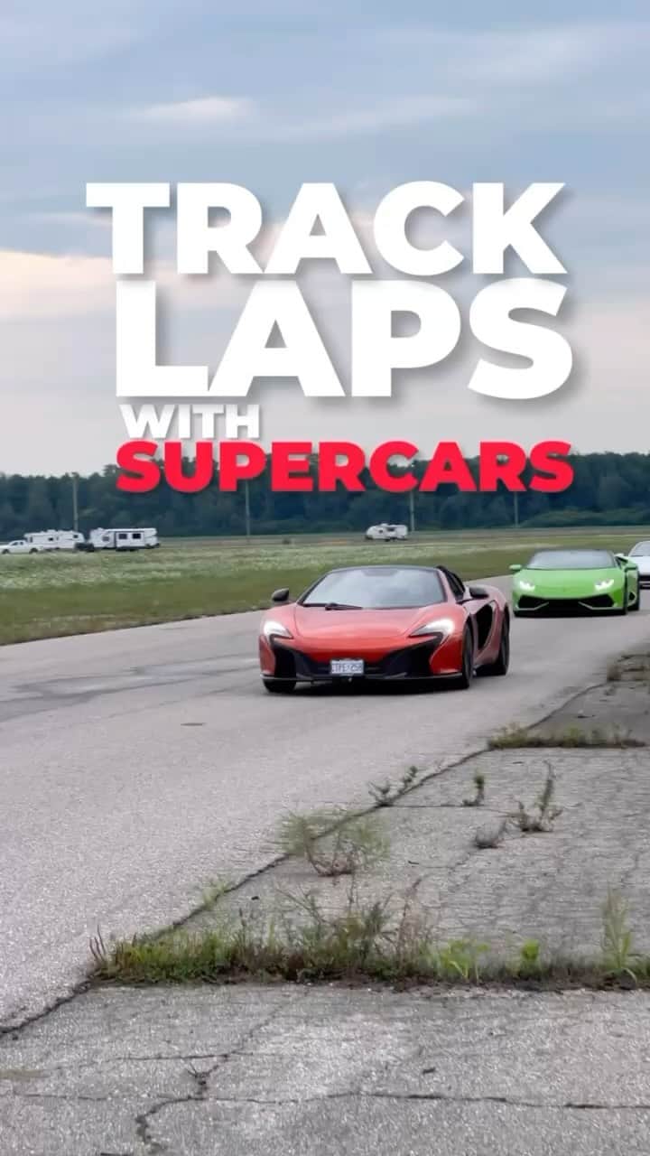 CarsWithoutLimitsのインスタグラム：「@supercarexperiencescan Racetrack Experiences with Supercars! Enjoy some adrenaline this summer with multiple dates and locations around Ontario, Canada.🏎️ ⠀ Save big on Track Laps for FATHER’S DAY SALE!👨‍👦🎁 Use promo code: GIFT4DAD  🍁 Canada’s best rated supercar fleet  🚫 NO SPEED LIMITERS OR PYLONS   🏎️ Over 12+ exotic cars to choose from ⠀ ⠀ 💵 No security deposits required」