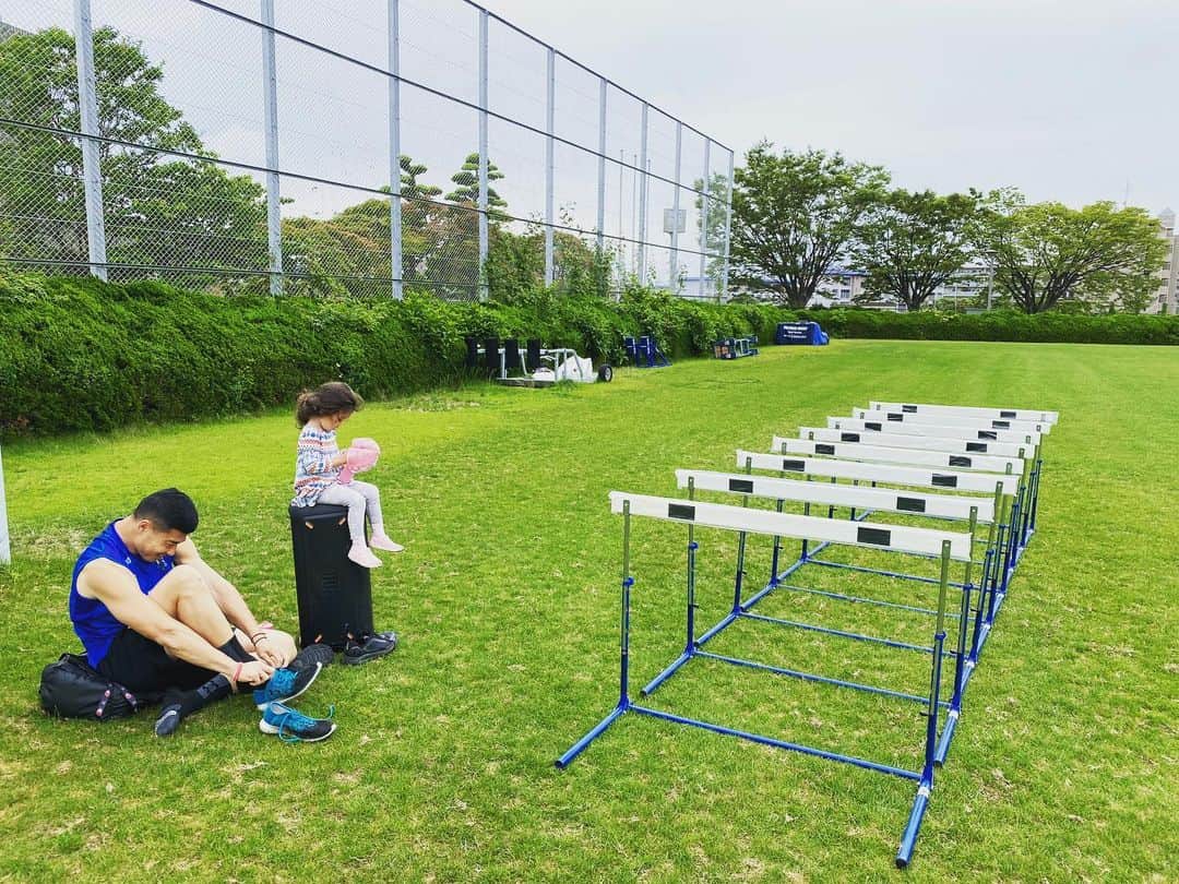 のインスタグラム：「日進月歩🦶 #training」